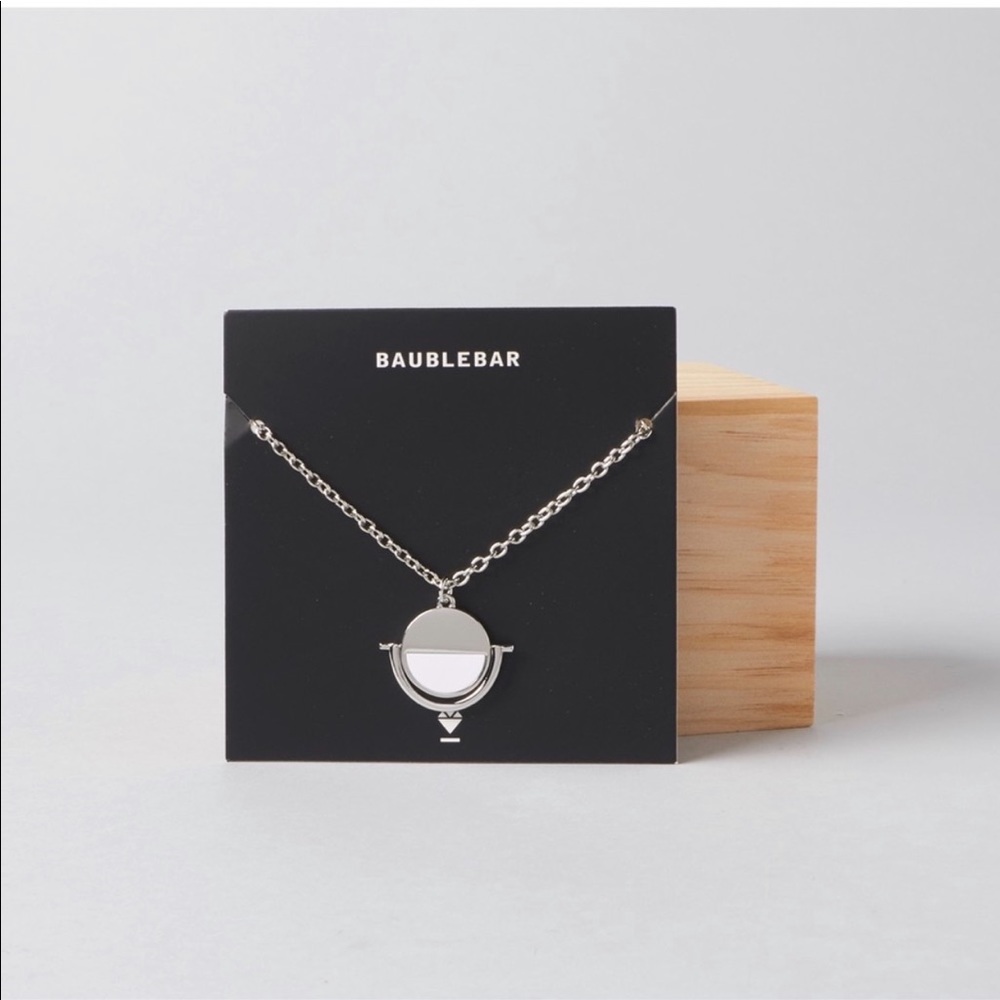 BaubleBar Snowfall Pendant Necklace